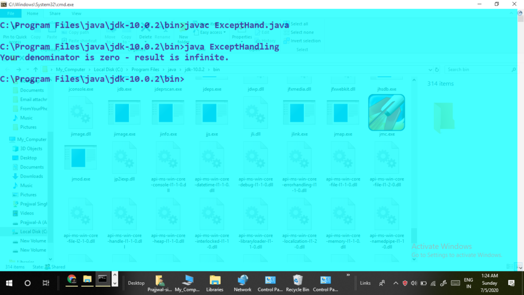 What is Exception Handling - Example of Exception Handling - Bittu Tech