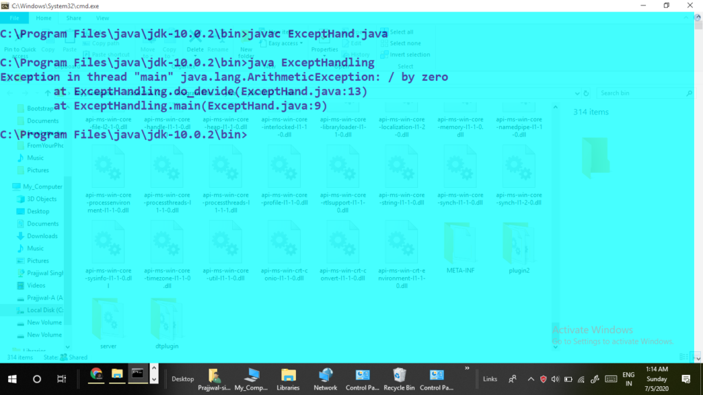 What is Exception Handling - Example of Exception Handling - Bittu Tech