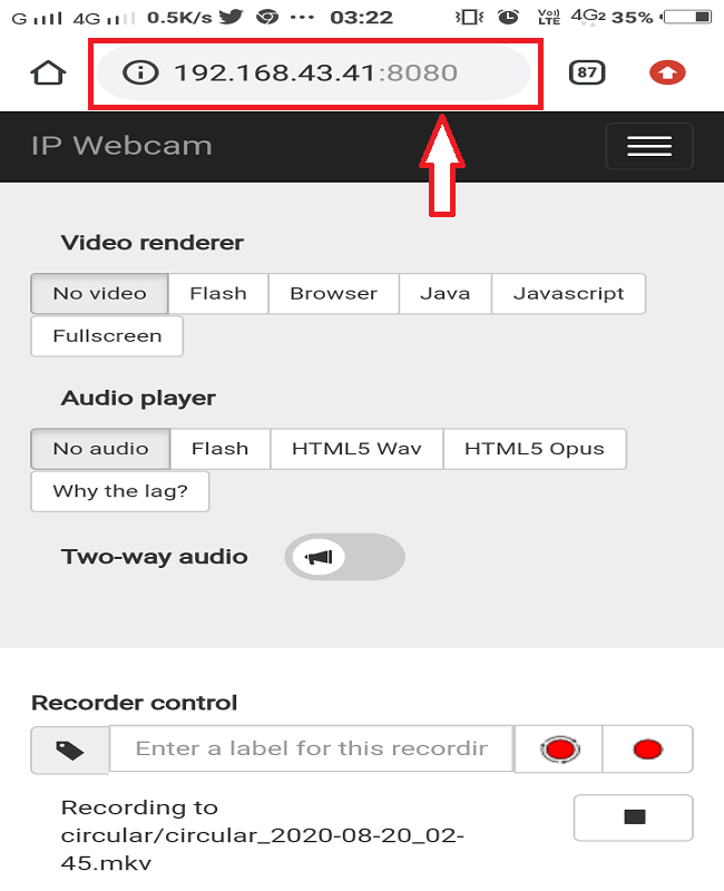 Ip store webcam uptodown