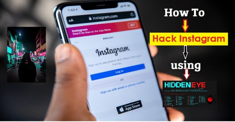 Read more about the article [Instagram Hack]|HiddenEye Hacking Instagram With Kali Linux 2020