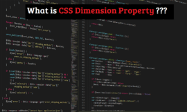CSS Dimensions