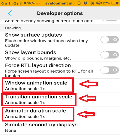 Animation-feature-developer-option-android