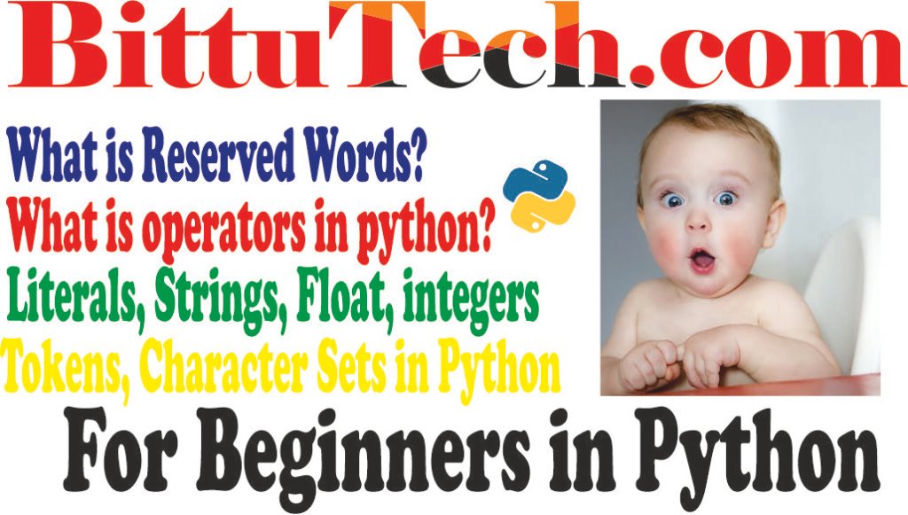 Python fundamental concepts : beginners learning point