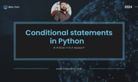Conditional Construct In Python