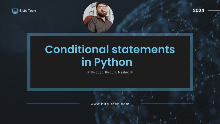 Read more about the article Conditional Construct In Python