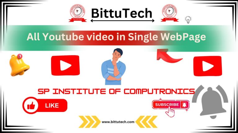 Read more about the article Explore all Videos from S.P Institute of Computronics at one place