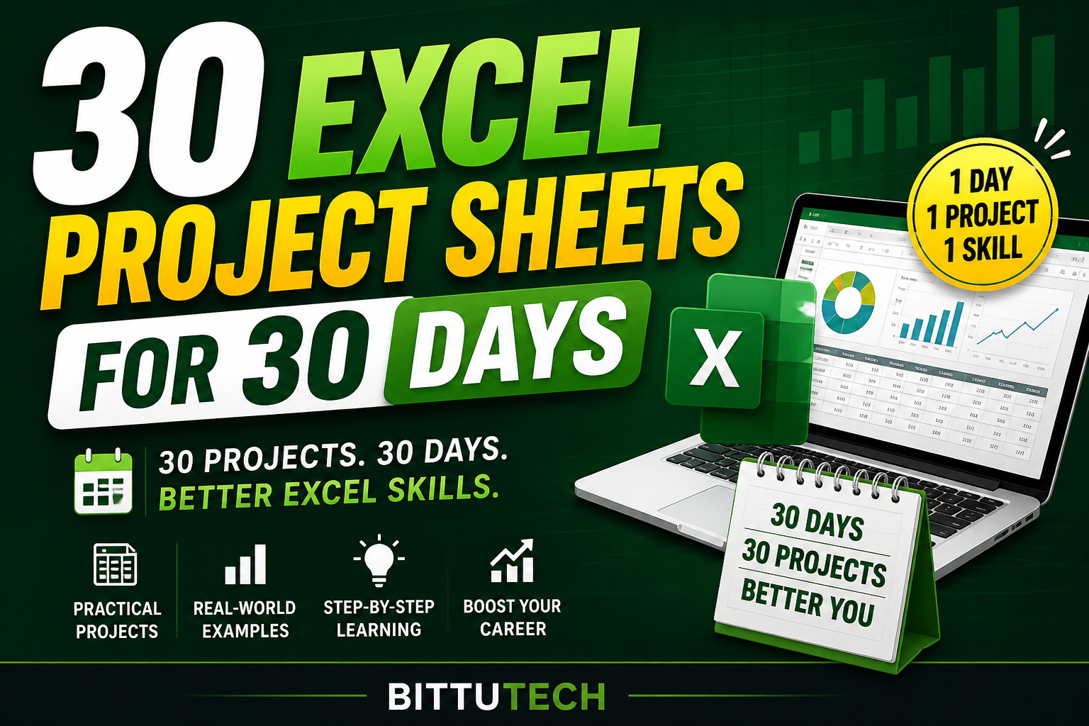 You are currently viewing Learn Excel Fast: 30 Hands-On Projects for 30 Days
