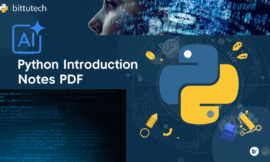 Python Introduction Handwritten Notes PDF | Beginner Friendly Guide
